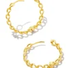 Grace Hoop Earrings In 18K Gold Vermeil^Kendra Scott Fashion