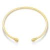 Grayson Gold Cuff Bracelet In White Crystal^Kendra Scott New