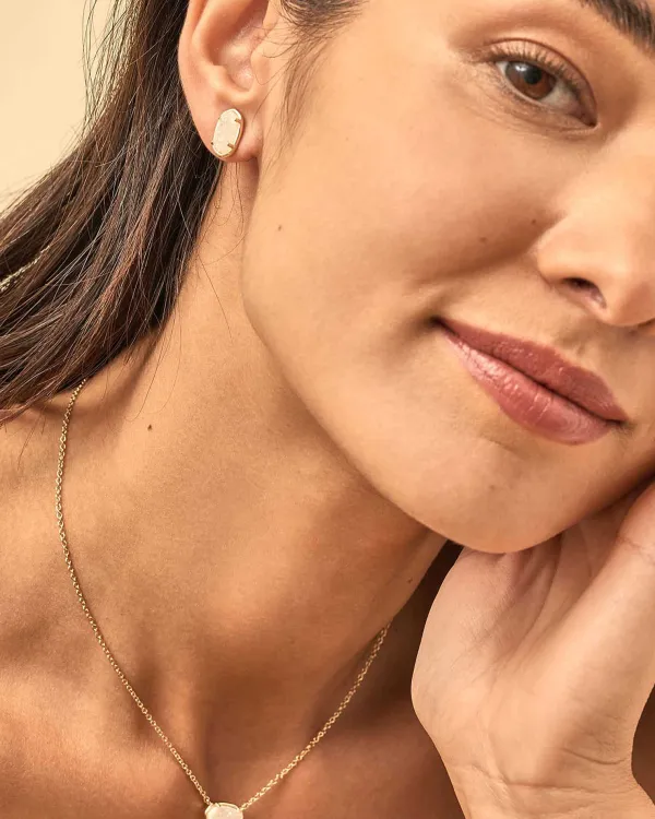 Grayson Gold Pendant Necklace In Iridescent Drusy^Kendra Scott Best