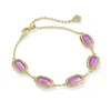 Grayson Gold Ridge Frame Link Bracelet In Azalea Illusion^Kendra Scott Best