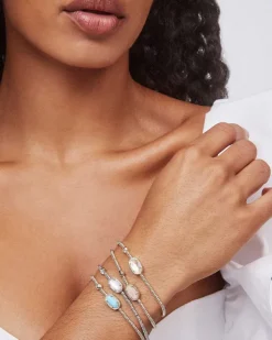 Grayson Gold Stretch Bracelet In Dichroic Glass^Kendra Scott Store