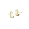 Grayson Gold Stud Earrings In Ivory Mother-Of-Pearl^Kendra Scott Discount