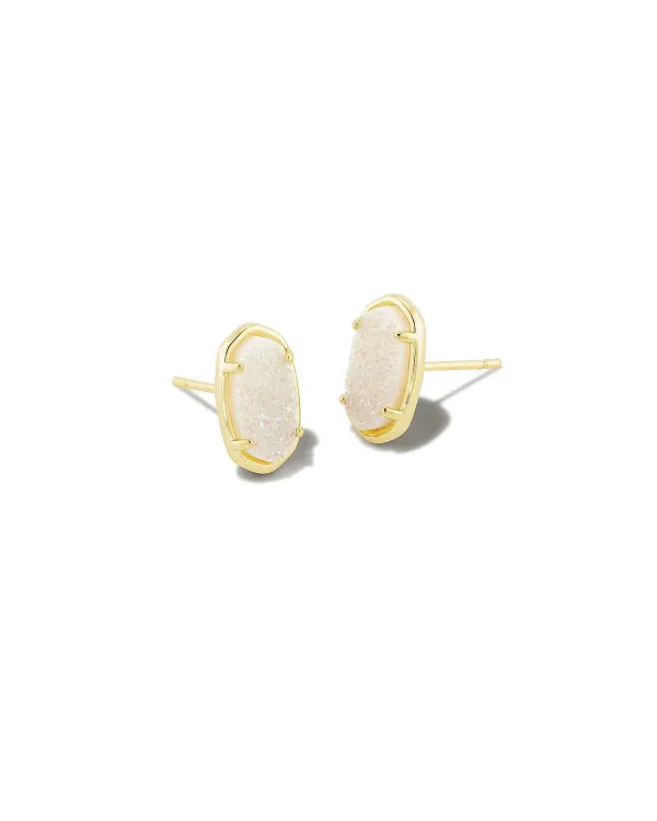 Grayson Gold Stud Earrings In Iridescent Drusy^Kendra Scott Best Sale