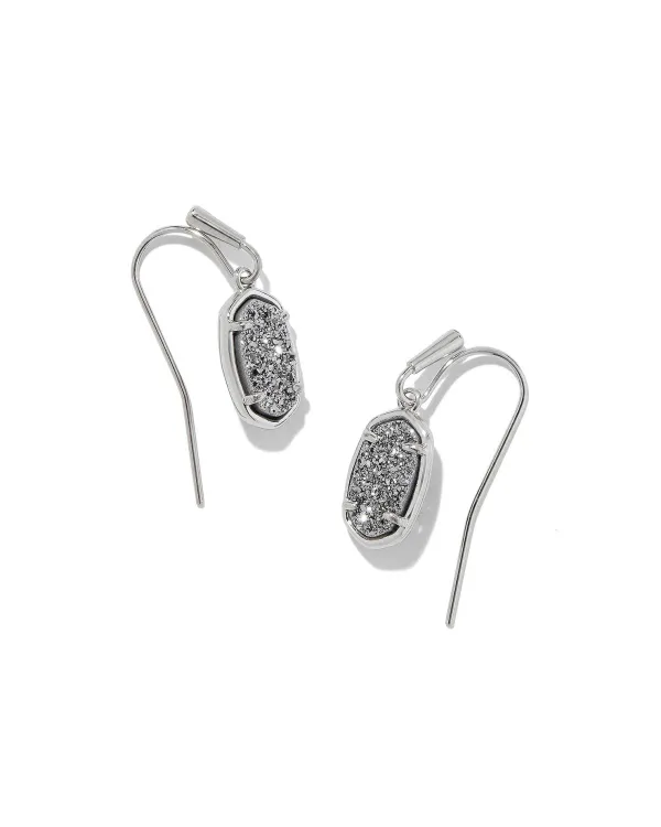 Grayson Silver Drop Earrings In Platinum Drusy^Kendra Scott Best