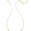 Greta Gold Strand Necklace In Blush Dichroic Glass^Kendra Scott Online