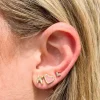 Haven Gold Crystal Heart Single Stud Earring In White Crystal^Kendra Scott Store