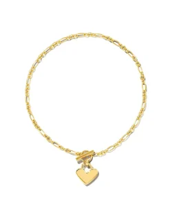 Heart Padlock Chain Bracelet In 18K Gold Vermeil^Kendra Scott Flash Sale