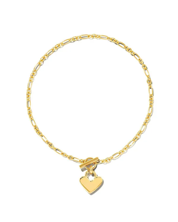 Heart Padlock Chain Bracelet In 18K Gold Vermeil^Kendra Scott Flash Sale