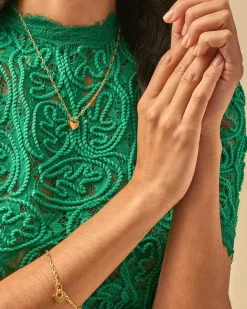 Heart Padlock Chain Bracelet In 18K Gold Vermeil^Kendra Scott Flash Sale