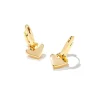 Heart Padlock Huggie Earrings In 18K Gold Vermeil^Kendra Scott New