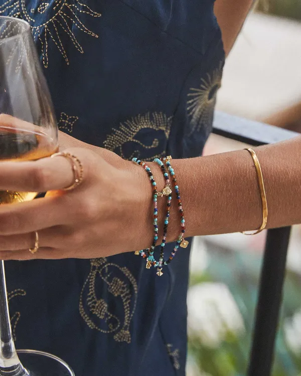 Herringbone Chain Bracelet In 18K Yellow Gold Vermeil^Kendra Scott Outlet