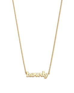 Howdy Pendant Necklace In 18K Yellow Gold Vermeil^Kendra Scott Hot