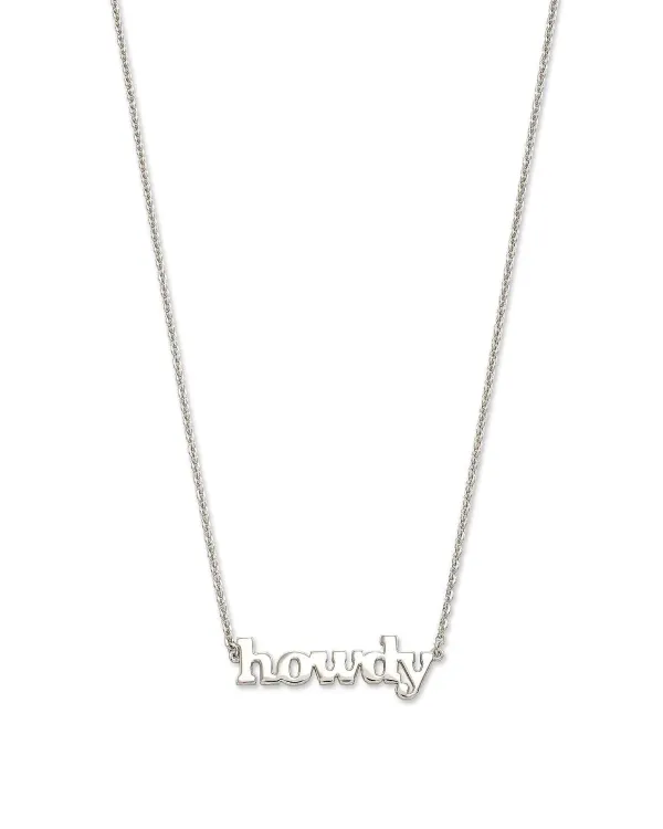 Howdy Pendant Necklace In Sterling Silver^Kendra Scott Fashion