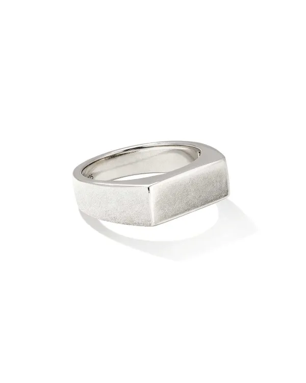 Hudson Signet Ring In Oxidized Sterling Silver^Kendra Scott Flash Sale