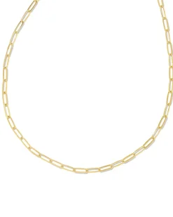 22 Inch Large Paperclip Chain Necklace In 18K Gold Vermeil^Kendra Scott Hot