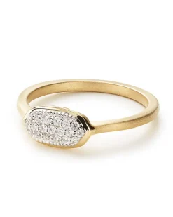 Isa Ring In Pave Diamond And 14K Yellow Gold^Kendra Scott Shop