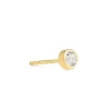 Iva 18K Yellow Gold Vermeil Single Stud Earring In White Topaz^Kendra Scott Sale