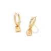 Jess Lock Huggie Earrings In Gold^Kendra Scott Cheap