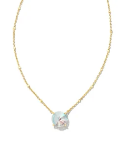Jolie Gold Pendant Necklace In Dichroic Glass^Kendra Scott Best Sale