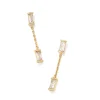 Juliette Gold Drop Earrings In White Crystal^Kendra Scott Shop