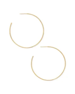 Keeley 50Mm Hoop Earrings In 18K Gold Vermeil^Kendra Scott Fashion