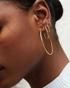 Keeley 13Mm Huggie Earrings In 18K Gold Vermeil^Kendra Scott Clearance