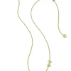 X Loveshackfancy Gold Elisa Necklace In Marie Pink Blooming Heirloom Illusion^Kendra Scott Sale