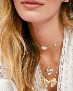 X Loveshackfancy Locket Necklace In Gold^Kendra Scott Cheap