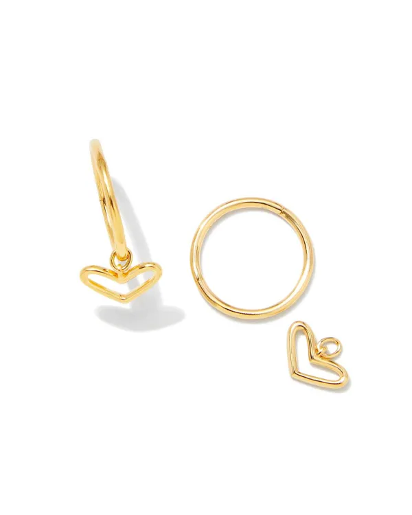 Kynlee Huggie Earrings In 18K Gold Vermeil^Kendra Scott Clearance