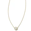 Lab Grown White Diamond Audrey Pendant Necklace In 14K Yellow Gold^Kendra Scott Cheap