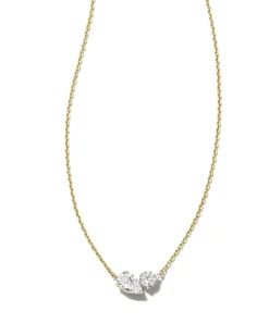 Lab Grown White Diamond Toi Et Moi Small Pendant Necklace In 14K Yellow Gold^Kendra Scott Best