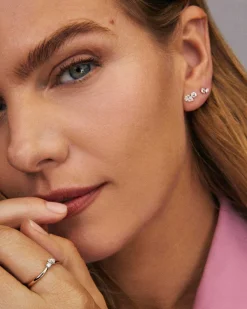 Lab Grown White Diamond Toi Et Moi Band Ring In 14K Yellow Gold^Kendra Scott Outlet