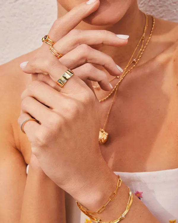 Large Paperclip Chain Bracelet In 18K Gold Vermeil^Kendra Scott Hot