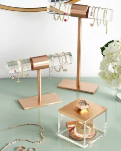 Large T-Bar Jewelry Stand In Antique Brass^Kendra Scott Best