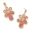 Layne Gold Statement Earrings In Light Pink Iridescent Abalone^Kendra Scott Hot
