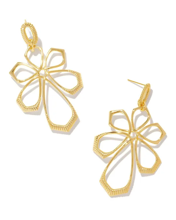 Layne Metal Statement Earrings In Gold^Kendra Scott Fashion