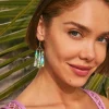 Layton Gold Statement Earrings In Abalone Shell^Kendra Scott New