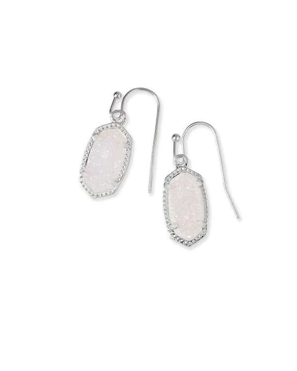 Lee Silver Drop Earrings In Iridescent Drusy^Kendra Scott Cheap
