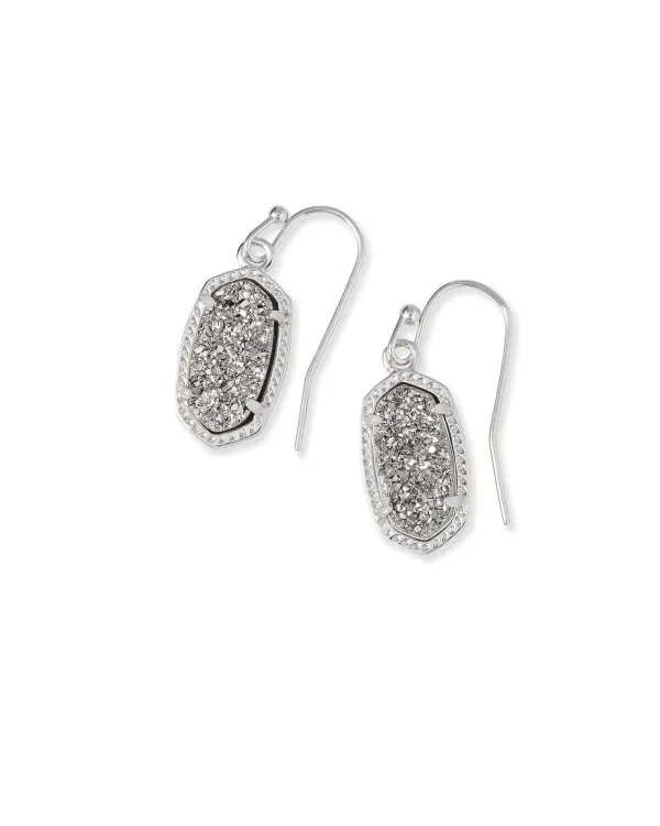 Lee Silver Drop Earrings In Platinum Drusy^Kendra Scott Online
