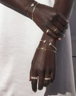 Leighton Gold Pearl Band Ring In White Pearl^Kendra Scott Discount