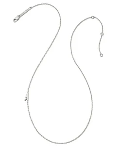Letter A Inline Initial Necklace In Sterling Silver^Kendra Scott Cheap
