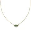 Lisa 14K Yellow Gold Pendant Necklace In Emerald^Kendra Scott Cheap