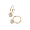 Madeline 14K Yellow Gold Huggie Earrings In White Diamond^Kendra Scott New