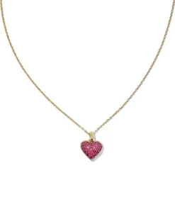 Madeline 14K Yellow Gold Pendant Necklace In Ruby^Kendra Scott Discount