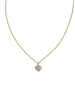 Madeline 14K Yellow Gold Small Pendant Necklace In White Diamond^Kendra Scott Shop