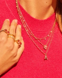 Mae Gold Butterfly Cocktail Ring In Azalea Pink Mix^Kendra Scott Cheap