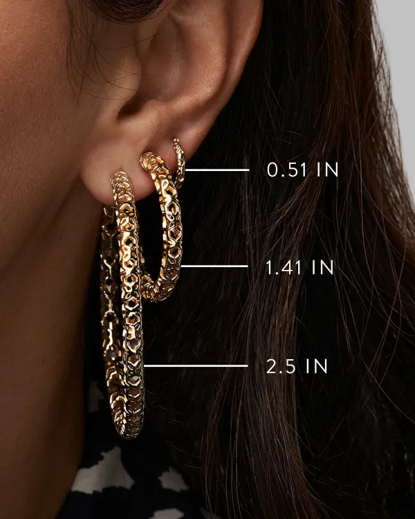 Maggie Small Hoop Earrings In Rose Gold Filigree^Kendra Scott Online