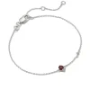 Maisie Sterling Silver Delicate Chain Bracelet In Red Garnet^Kendra Scott Shop