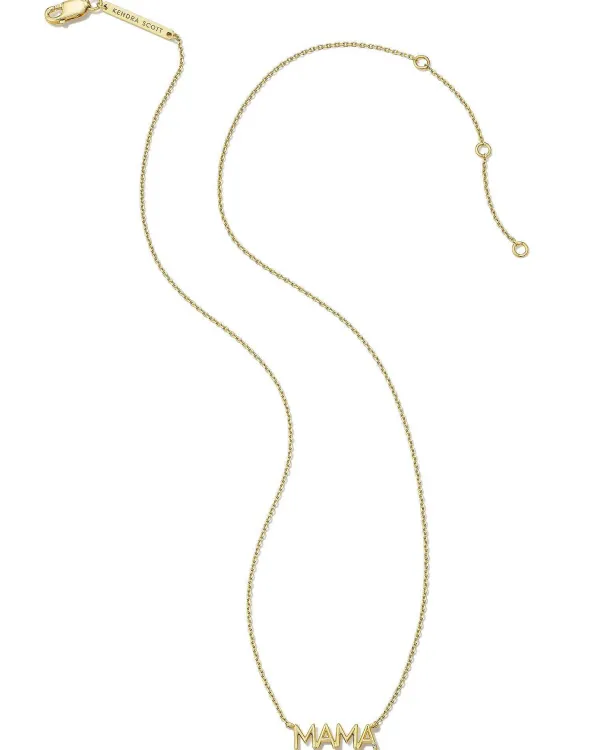 Mama 18K Gold Vermeil Sparkle Pendant Necklace In White Topaz^Kendra Scott Hot