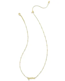 Mama Script Pendant Necklace In Gold^Kendra Scott Hot
